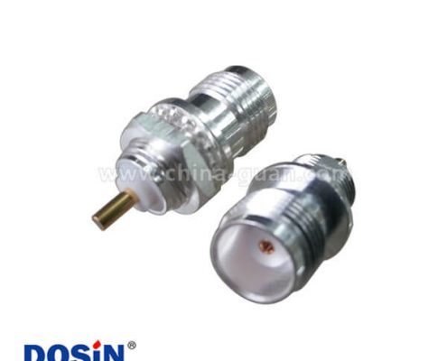 tnc視頻母頭直式穿墻焊接同軸射頻連接器