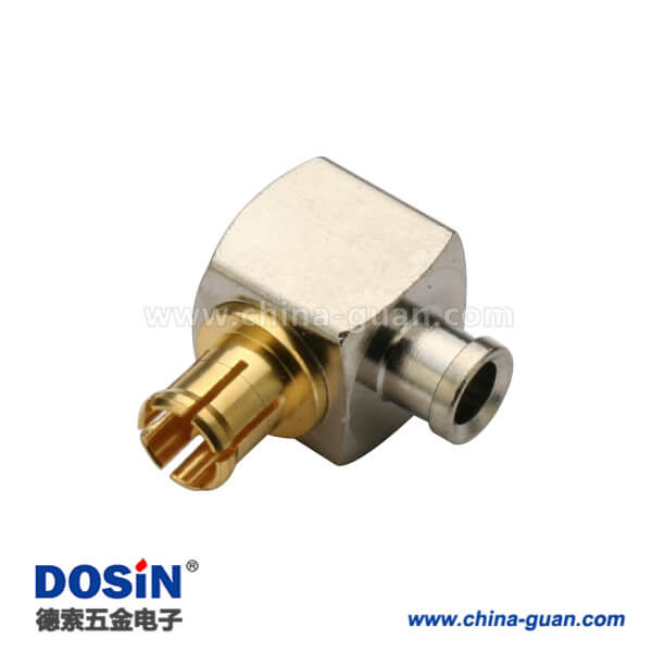 mcx同軸連接器彎式焊接射頻連接線SF085