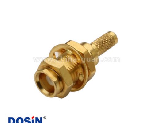 mcx連接器直式穿墻連接線RG17850Ω同軸電纜