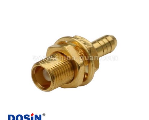 mcx直式母頭穿墻式連接器同軸電纜接頭RG178