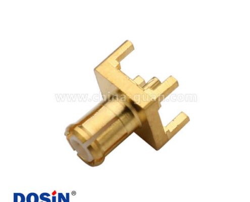 mcx連接器公頭直插式PCB板端有線電視連接頭