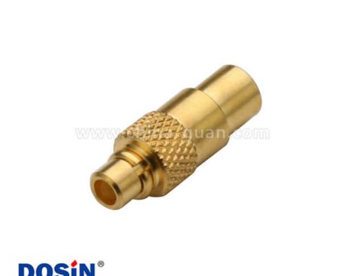mmcx直式壓接公頭線纜rf射頻同軸連接器