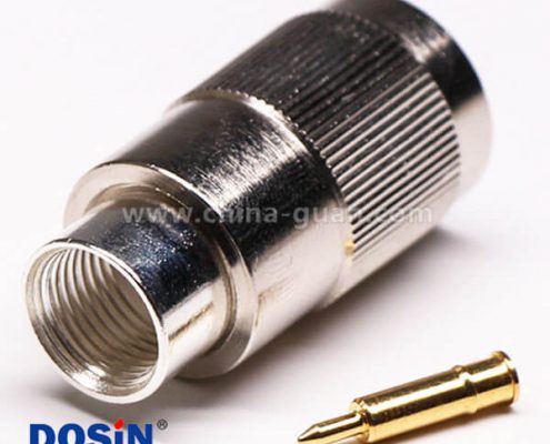 N公頭直通180度螺母鎖緊50歐姆