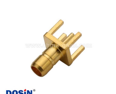 smb直插母頭pcb插板連接器75歐姆