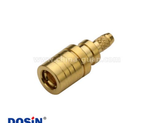 直式壓接SMB公頭射頻同軸電纜連接RG316