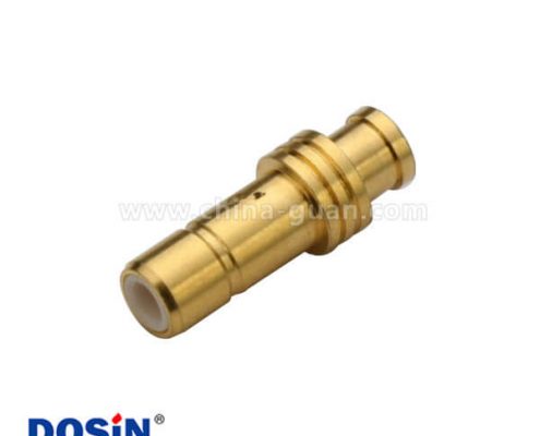 smb連接器母頭射頻同軸電纜接頭SF085直式焊接