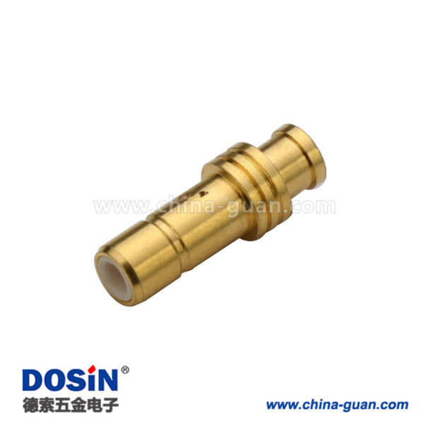 smb連接器母頭射頻同軸電纜接頭SF085直式焊接