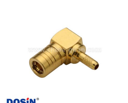 smb彎式公頭壓接式有線電視線連接器線纜RG316,174