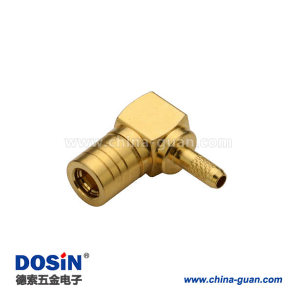 smb彎式公頭壓接式有線電視線連接器線纜RG316,174