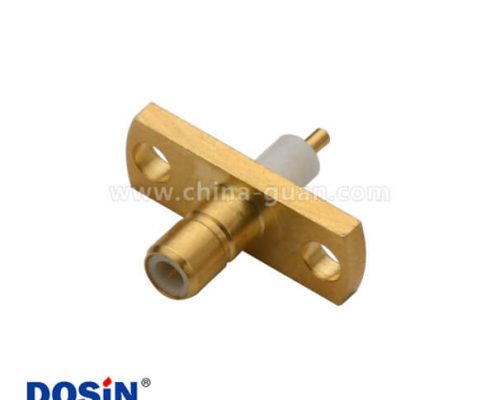 smb兩孔法蘭盤母頭系列射頻同軸連接器