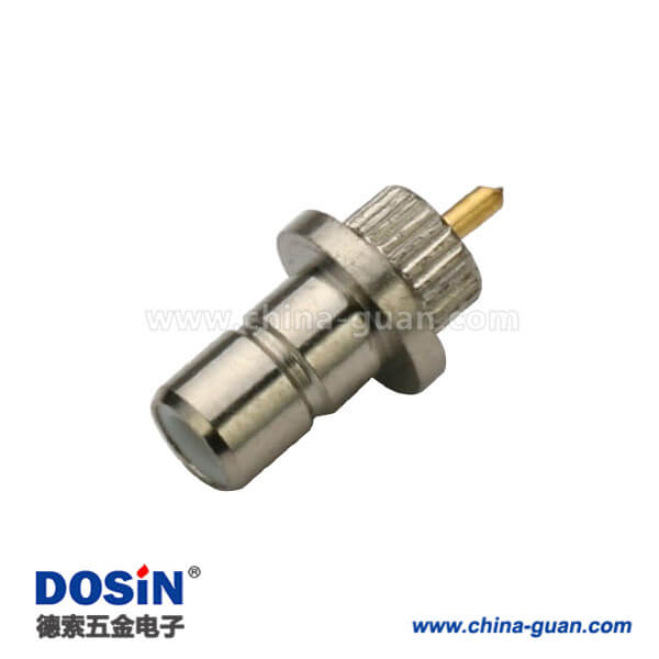SMB有線電視頭RF連接器直式焊接母頭