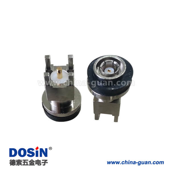 smb直式pcb公頭接射頻板射頻同軸連接器