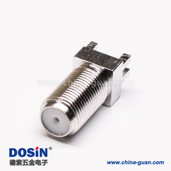 f型帶牙快速接頭母頭直式卡板接PCB