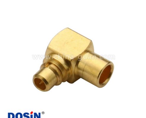 mmcx連接器彎式焊接公頭有線電視同軸線纜UT085