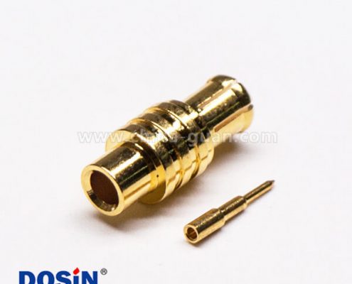 MCX插頭180度直式公頭接線焊接