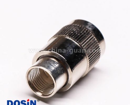 uhf公頭同軸線纜螺母鎖緊帶滾花紋