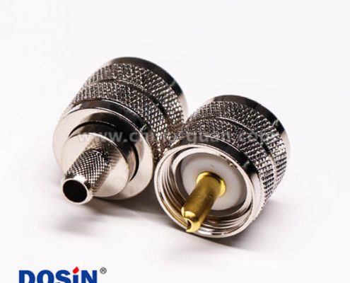 uhf型射頻同軸連接器直式公頭UHF-C-4