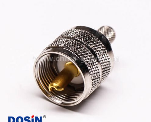 uhf型射頻同軸連接器直式公頭UHF-C-4