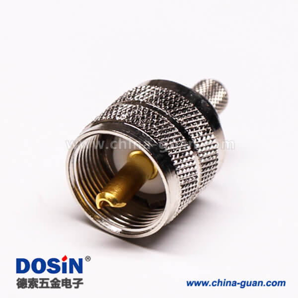 uhf型射頻同軸連接器直式公頭UHF-C-4