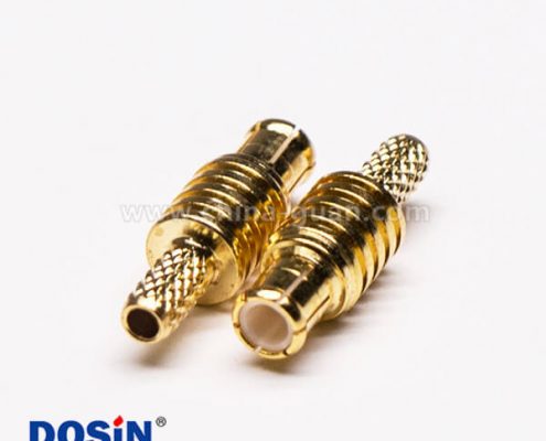 MCX接頭直式公頭同軸電纜線壓接