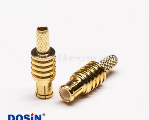 MCX接頭直式公頭同軸電纜線壓接