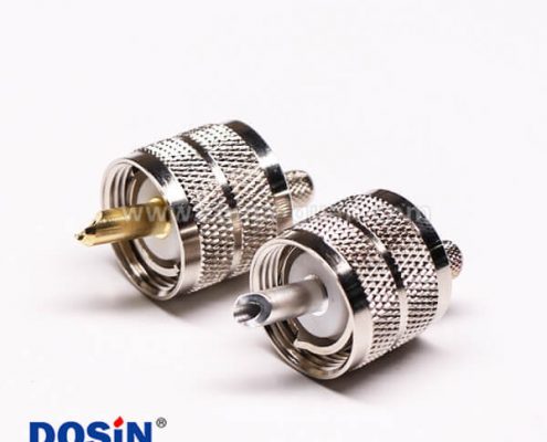 2-3 uhf連接器公頭直式壓接式UHF-C-J5接線(xiàn)