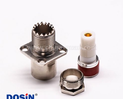 uhf母頭法蘭安裝UHF-KF7直式接面板