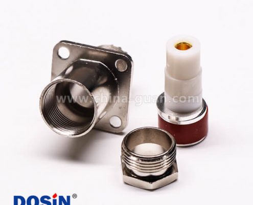 uhf母頭法蘭安裝UHF-KF7直式接面板