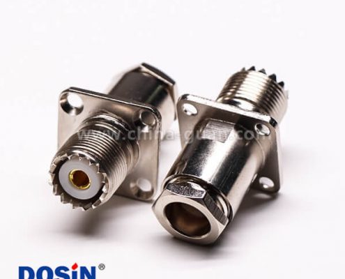 uhf母頭法蘭安裝UHF-KF7直式接面板