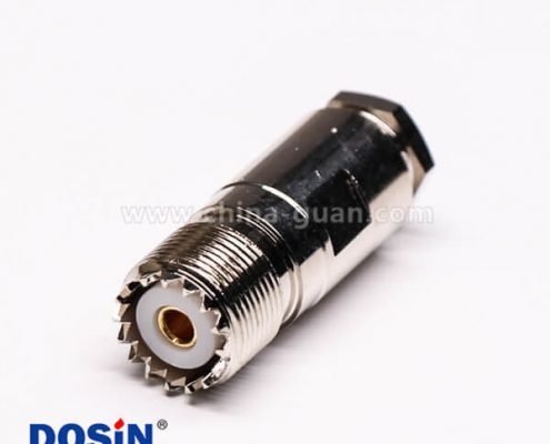 26 uhf同軸連接器UHF-K27直式螺母鎖緊接線