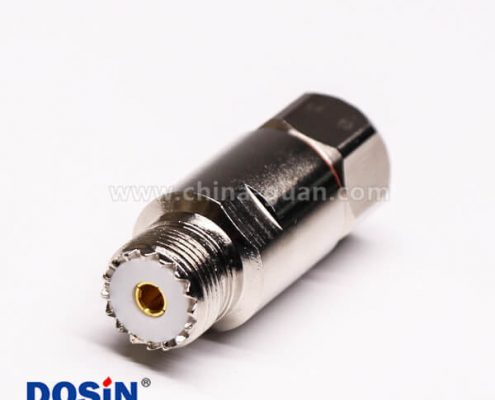 uhf連接器母頭直式螺母鎖緊UHF-SL16-K1/2