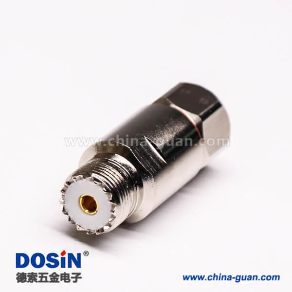 uhf連接器母頭直式螺母鎖緊UHF-SL16-K1/2