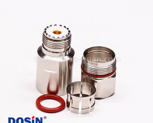 uhf連接器母頭直式螺母鎖緊UHF-SL16-K1/2