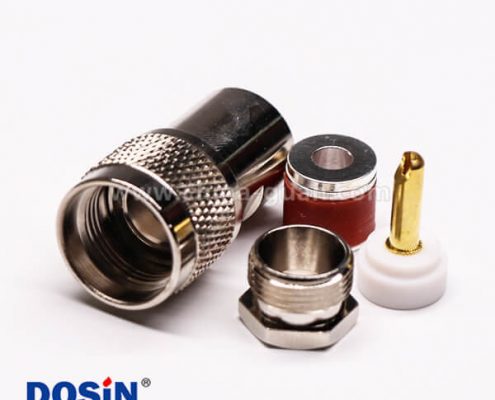 uhf公頭直式同軸線纜螺母鎖緊式UHF-J27