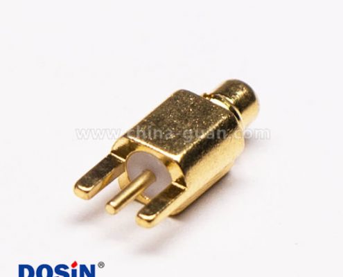 MMCX插座接PCB板鍍金沉板直式公頭