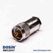 uhf射頻同軸連接器UHF-SL16-K9公頭螺母鎖緊接線