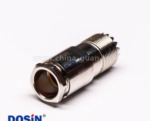 同軸電纜UHF接頭母頭螺母鎖緊直式UHF-SL16-KF9
