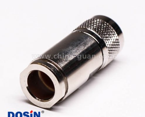 53-1 優(yōu)質(zhì)射頻同軸連接器N型直式公頭螺母鎖緊