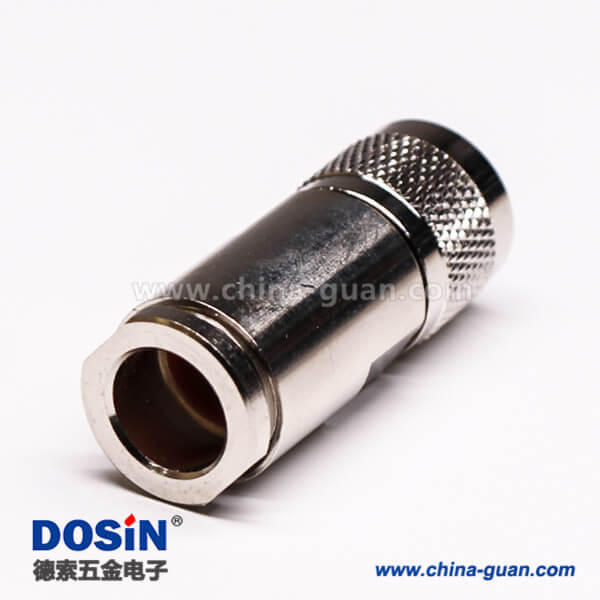 53-1 優(yōu)質(zhì)射頻同軸連接器N型直式公頭螺母鎖緊