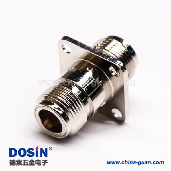 N頭法蘭式連接器直式母頭轉(zhuǎn)接頭四孔法蘭