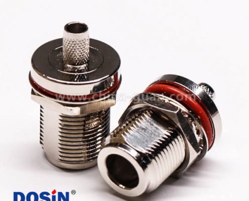 防水接頭連接器N型直式母頭穿墻防水壓接