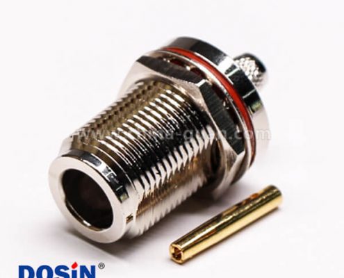 防水接頭連接器N型直式母頭穿墻防水壓接