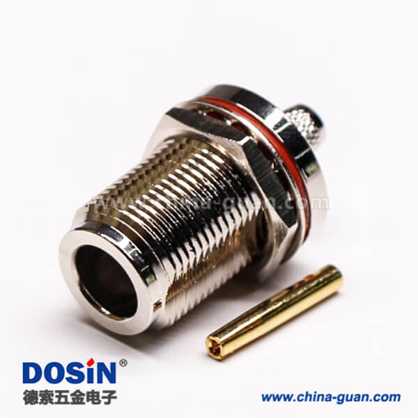 防水接頭連接器N型直式母頭穿墻防水壓接