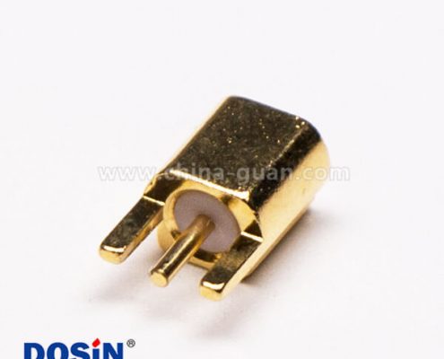 MMCX沉板式母座直式接PCB板鍍金