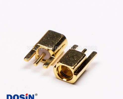MMCX沉板式母座直式接PCB板鍍金