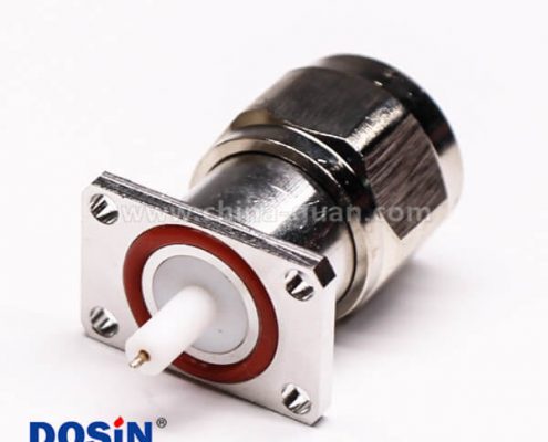 60-1 n型射頻同軸法蘭連接器公頭帶防水圈