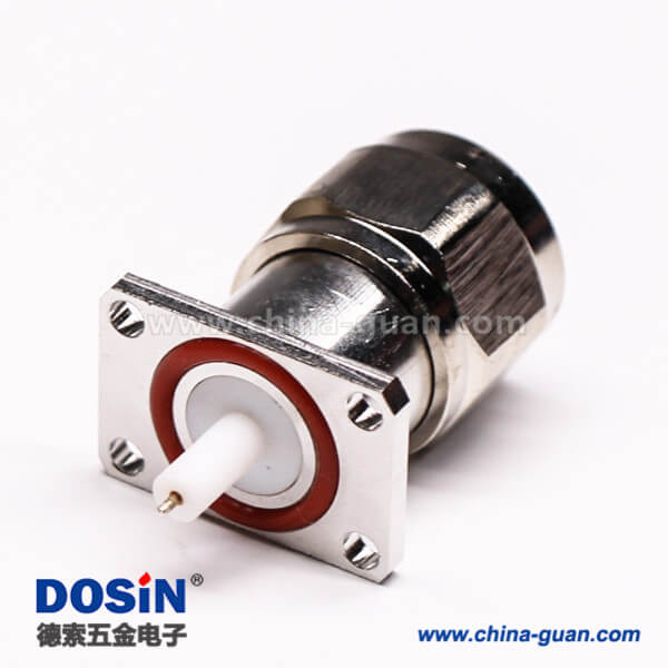 60-1 n型射頻同軸法蘭連接器公頭帶防水圈