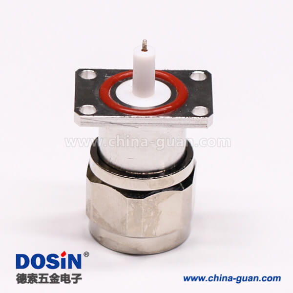 60-2 n型射頻同軸法蘭連接器公頭帶防水圈