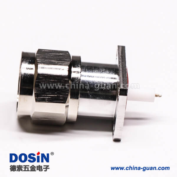 60-3 n型射頻同軸法蘭連接器公頭帶防水圈