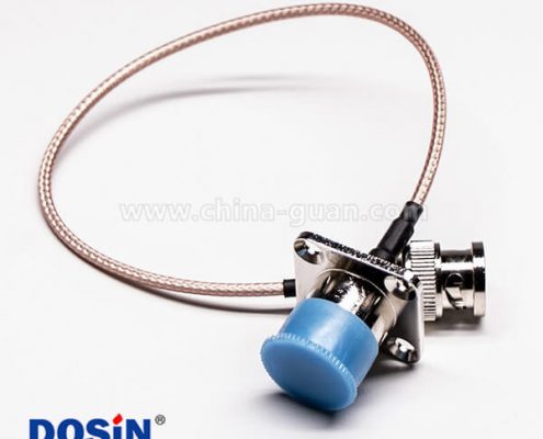 BNC公頭轉(zhuǎn)N型母頭四孔法蘭直式組裝線材